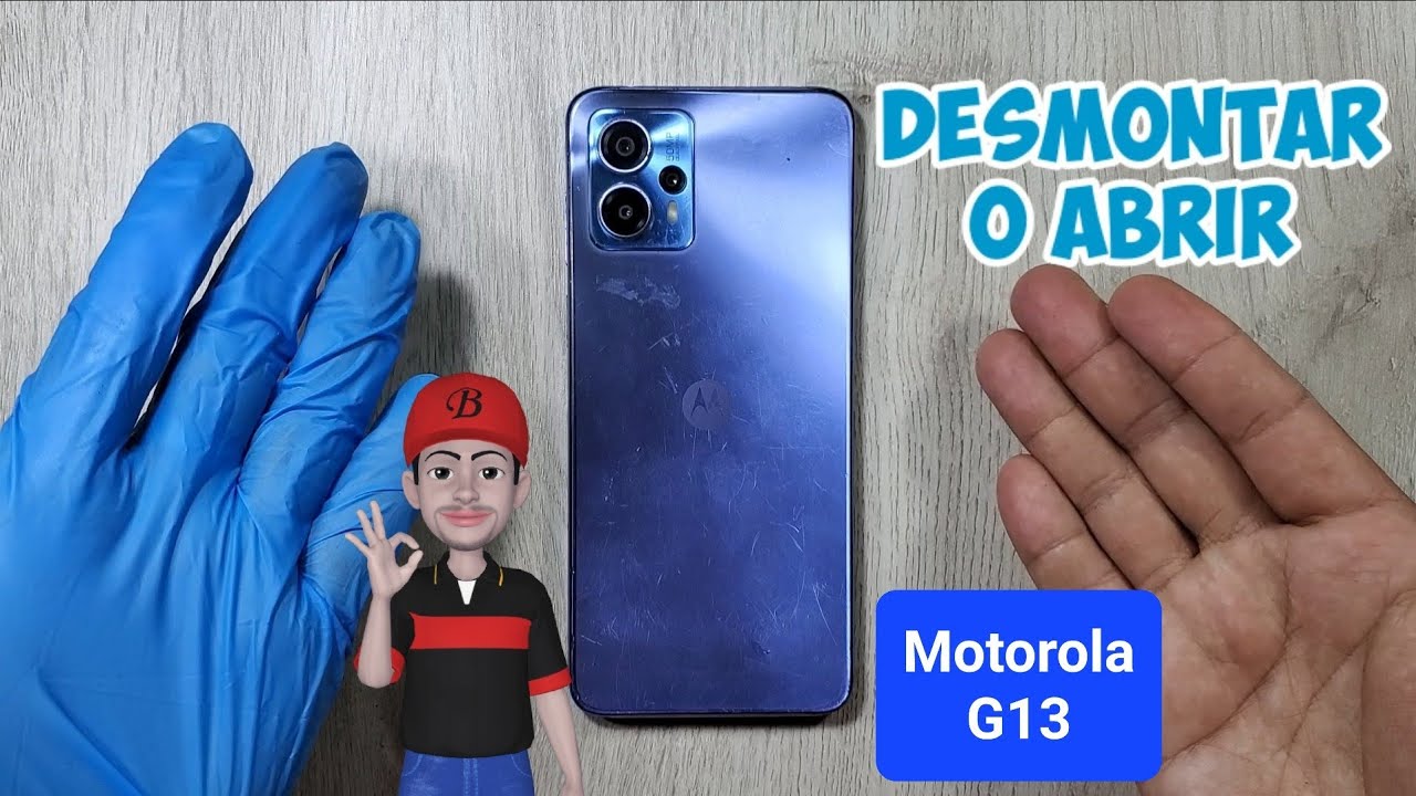 Motorola G13 Como Abrir o Desmontar o Reparar