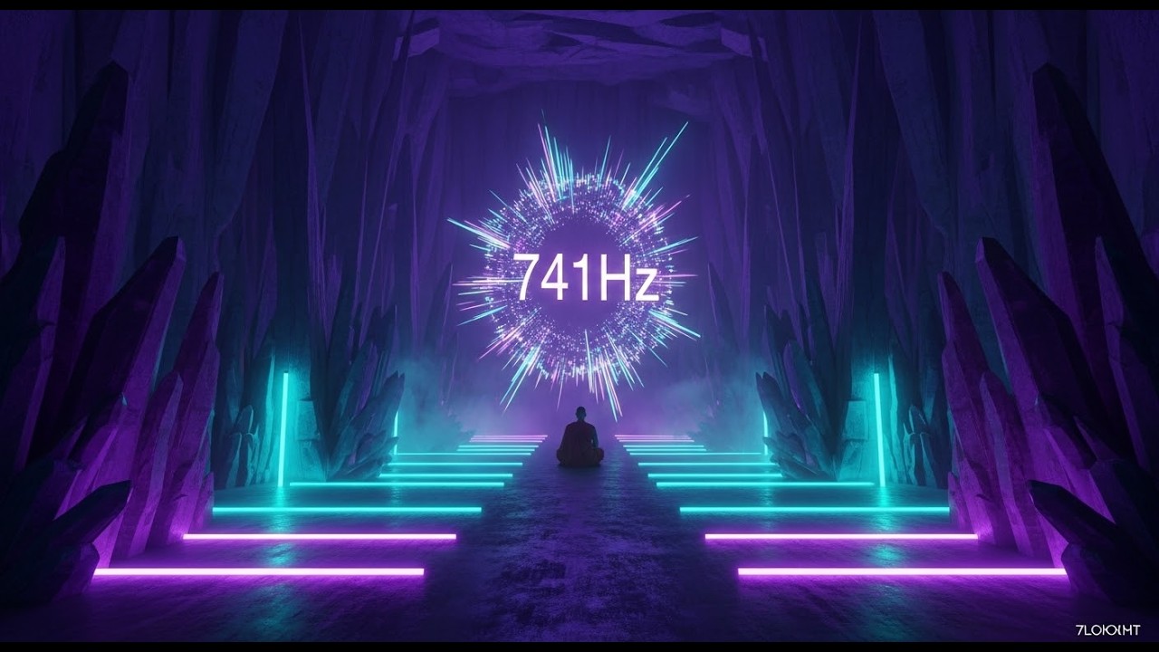 🏔️ 741 Hz Deep Focus & Flow State | Alpine River, Celtic Harp & Tuning Forks | Study Music | 1 Hour