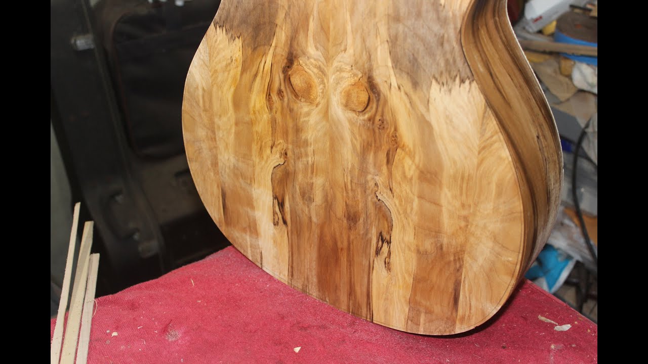 Part 10 Spooky OM Blackheart sassafras acoustic guitar build. Closing the box.