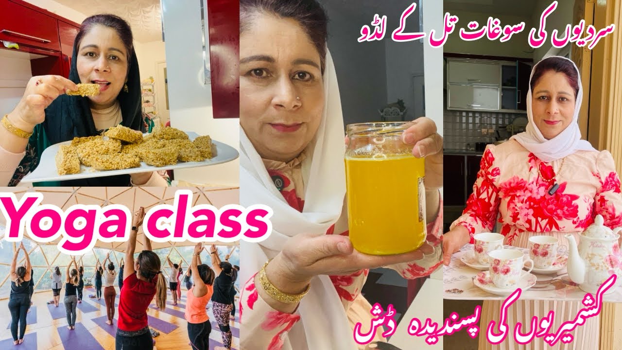 Till Gur Ladoo Recipe | Homemade Desi Ghee In UK | Authentic Kashmiri Ghee & Bajry Ka Daliya, Duddeh