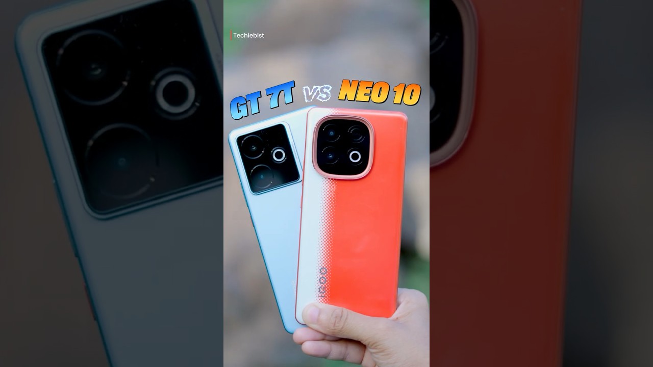 iQOO Neo 10 Vs Realme GT 7T ⚔️🔥 Real ₹30,000 Flagship Killer? #shorts