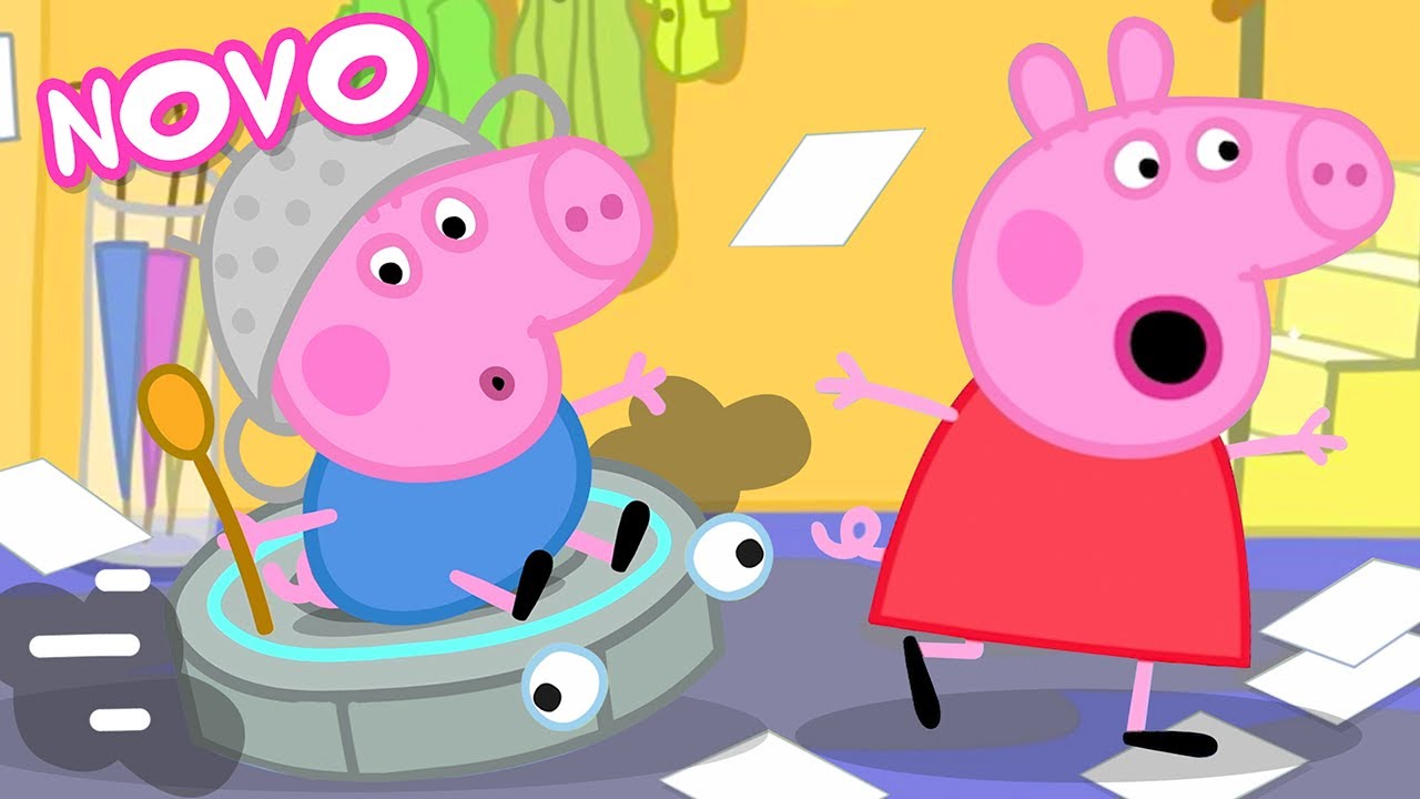 Peppa Pig Português Brasil | O Pequeno Robô | NOVO Contos da Peppa Pig