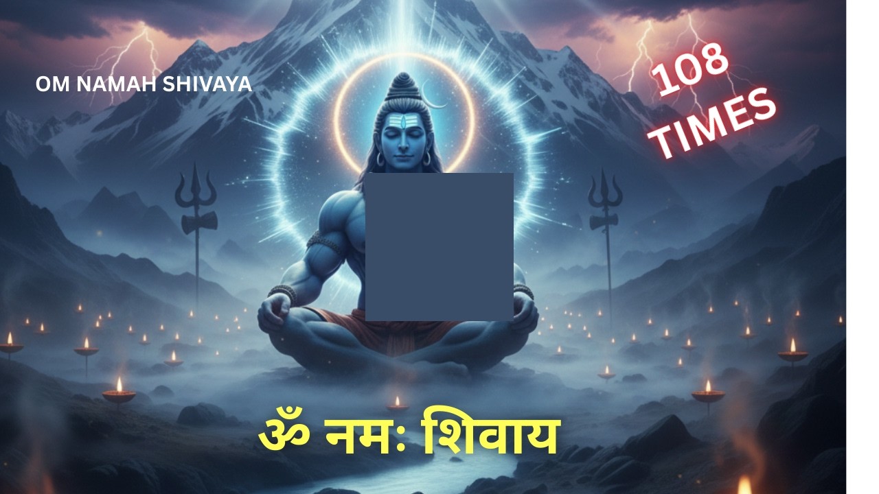 Om Namah Shivaya 108 Times | Powerful Shiva Mantra Chant | Lord Shiva Meditation
