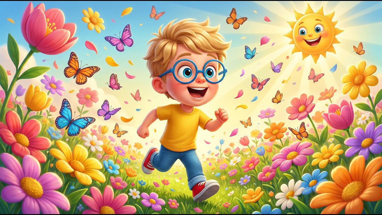 Vine Primăvara 🌼🦋 Cântec Vesel pentru Copii 🎵😊 Yaii Kids România