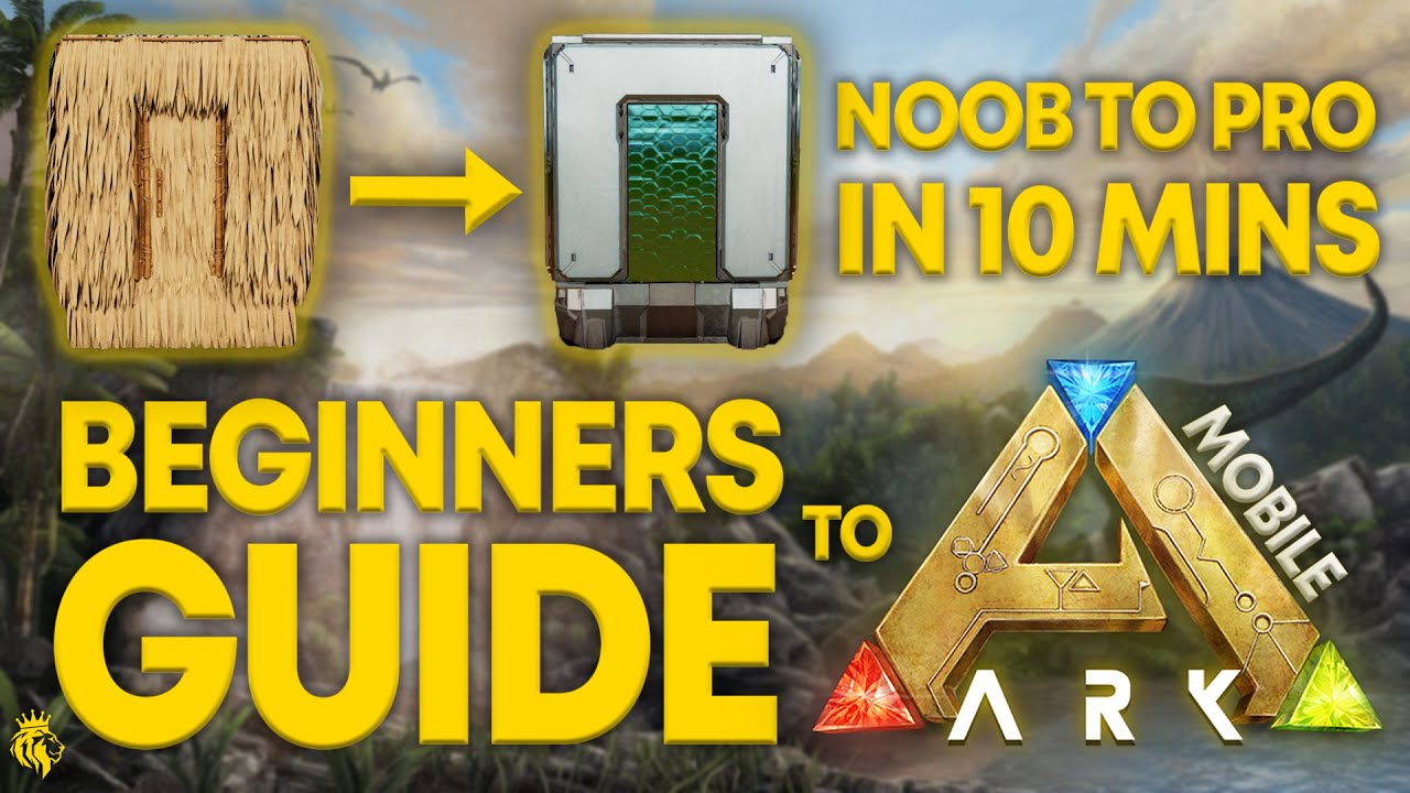 РУКОВОДСТВО ДЛЯ НОВИЧКОВ по ARK: Ultimate Mobile Edition! | От НУБИКА до ПРО за 10 минут!