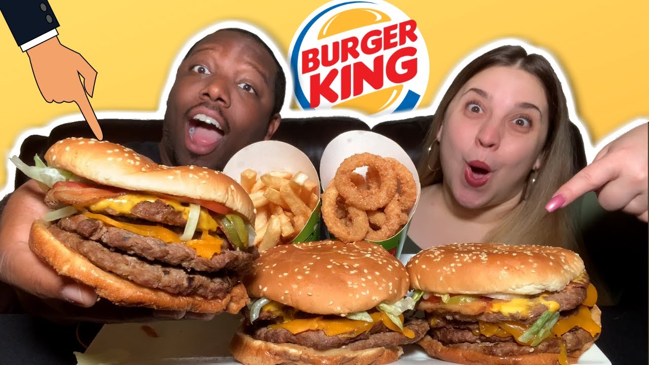 Double Quadruple Whopper Bacon and Cheese Challenge by Bloveslife [NAILED IT!]