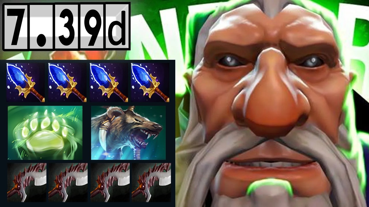Lone Druid - Top 1 Hero Damage! [Full Match Gameplay Dota 2] 7.39d
