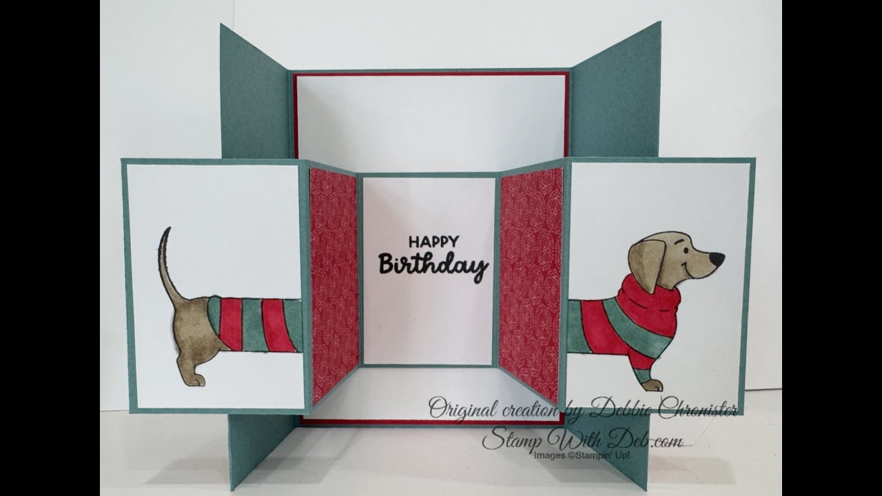 Long Time No See Gatefold Pop Up Card