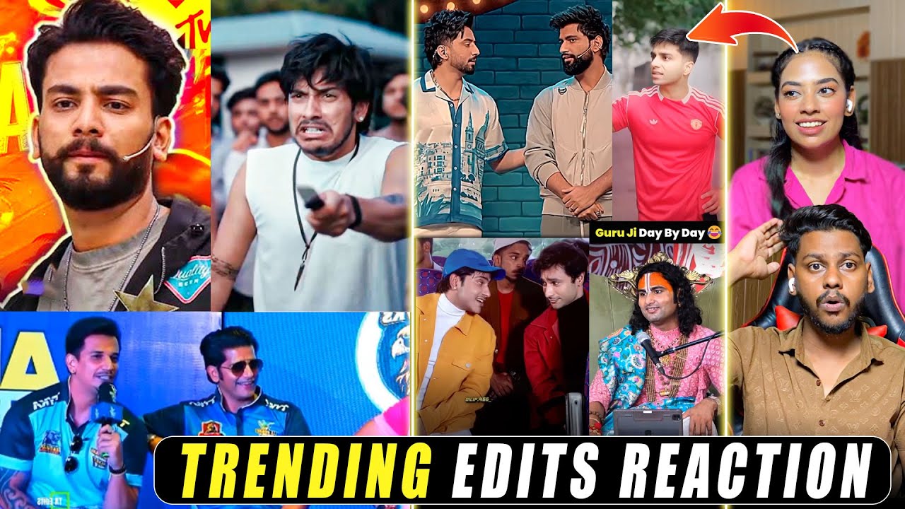Reaction on Trending Attitude edits 🔥| prince vs elvish😱