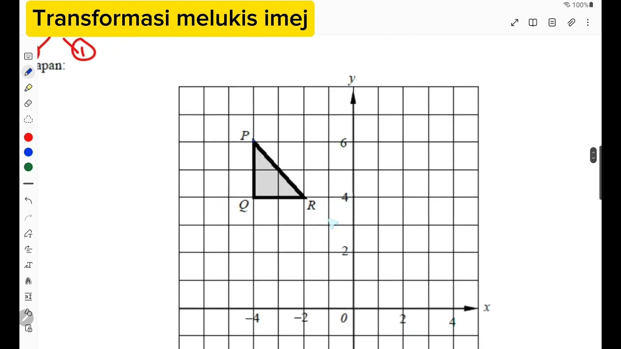 Ting 5 : Transformasi (Melukis imej putaran 180°, 90°, translasi)
