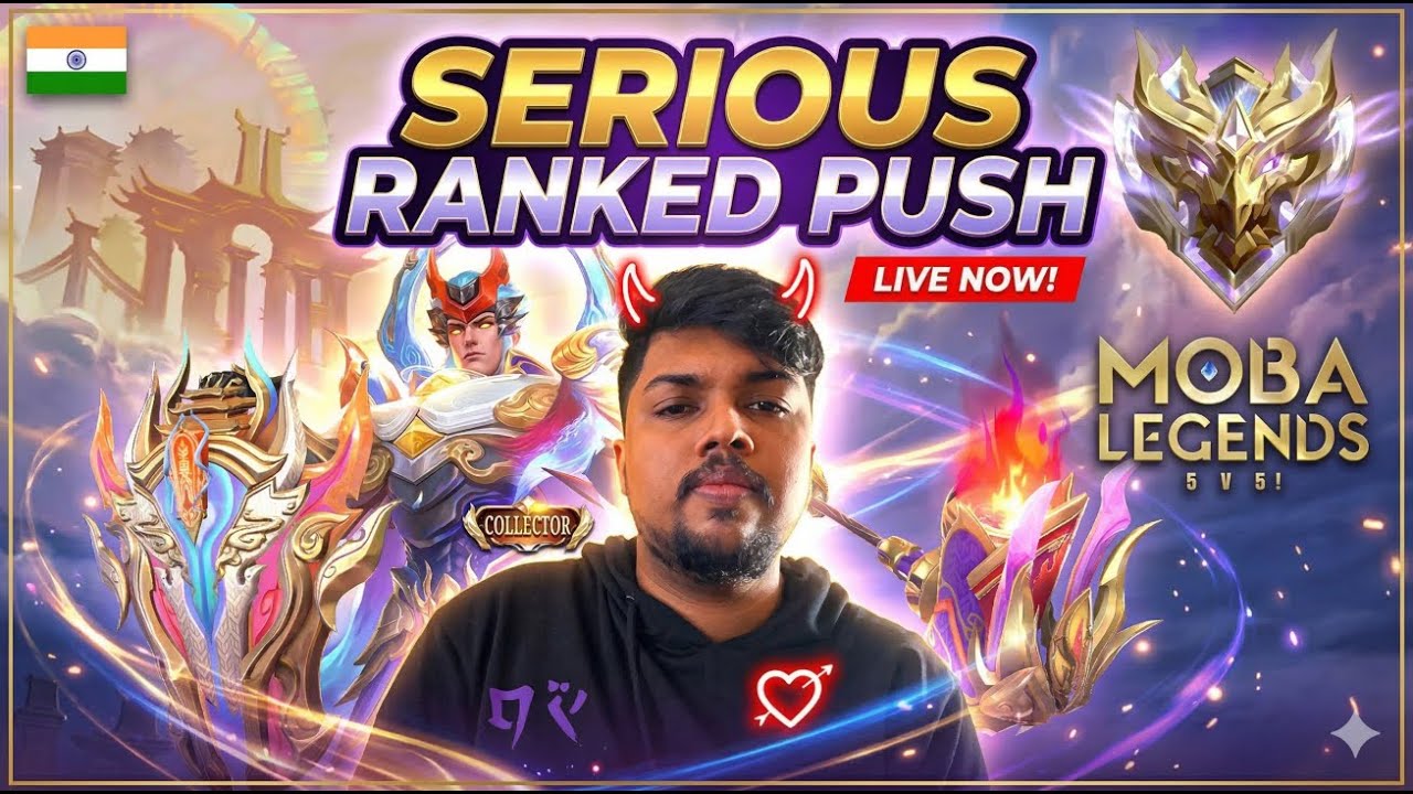 ROAD TO MYTHIC DAY 1  | MLBB INDIA | MOBA LEGENDS 5v5 INDIA