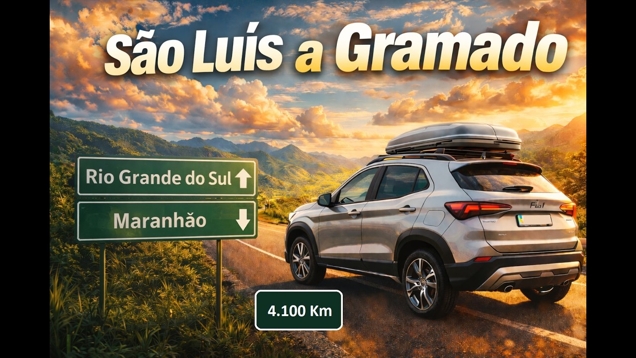 Viagem de Carro -  São Luis MA a Gramado RS - 4.100 KM