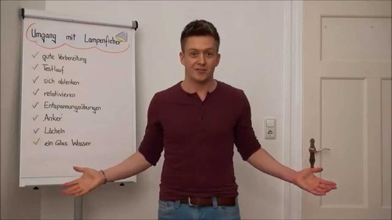 Perfekte Präsentationen - Lampenfieber