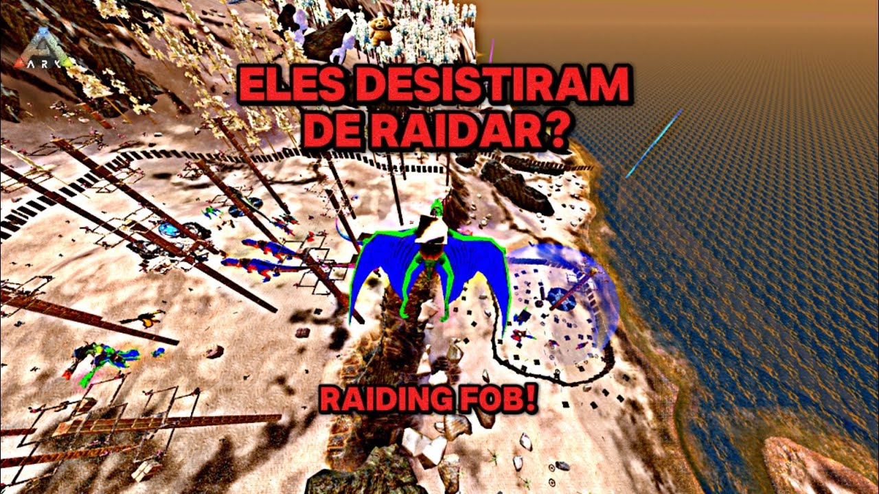 They gave up on invading my base We protect a Friend's base |ARK MOBILE PVP|  NCS
