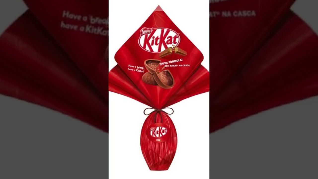 Ovo de P&aacute;scoa Kitkat Nestl&eacute; 332g, FELIZ P&Aacute;SCOA, ovo de pascoa shopee, ovos de chocolate #shorts