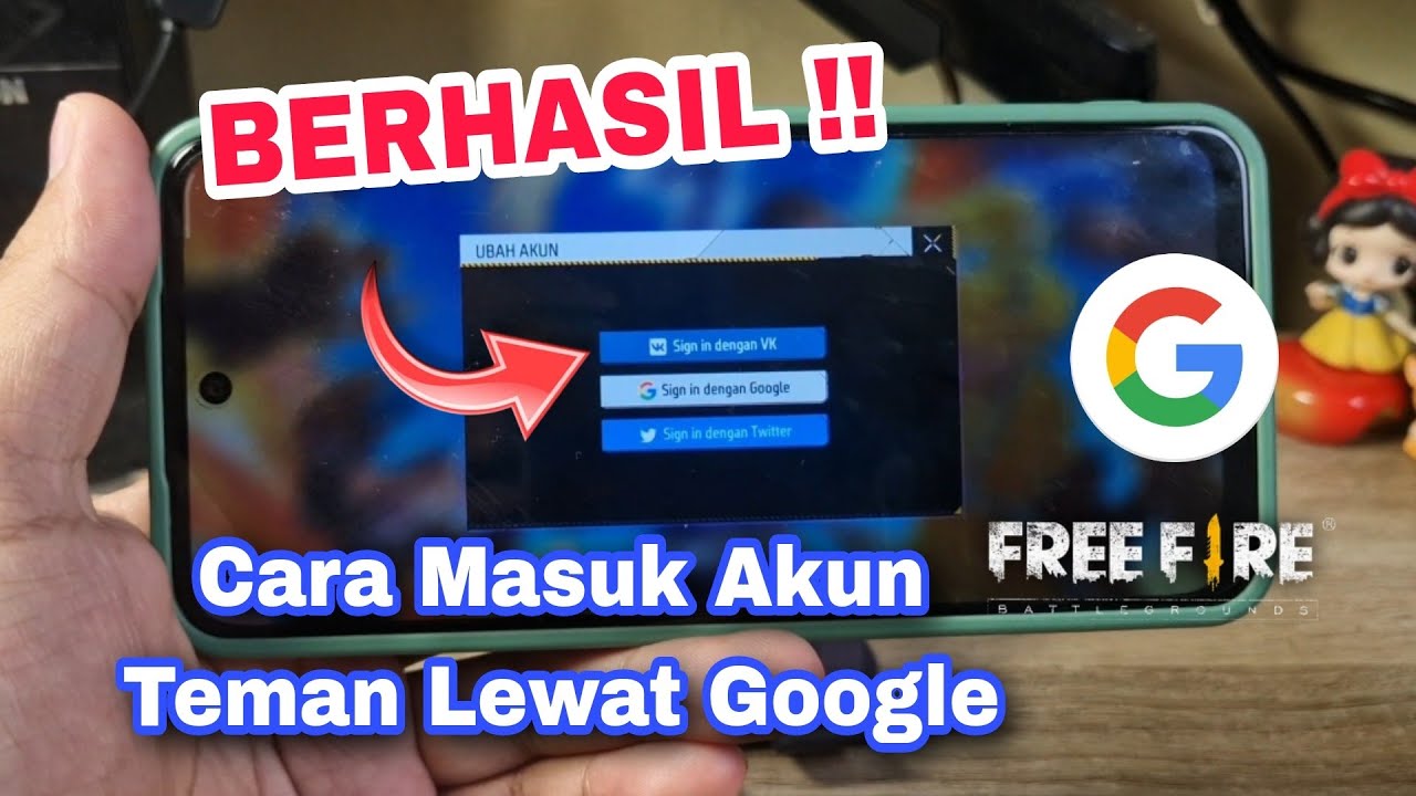 Cara Masuk Akun FF Teman Lewat Google
