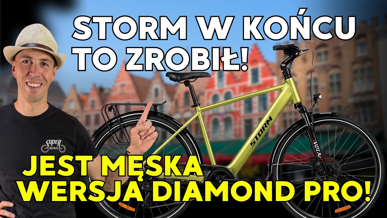 Nowy Storm Diamond PRO &ndash; piękny e-bike z niskim przekrokiem! Jest też wersja męska.