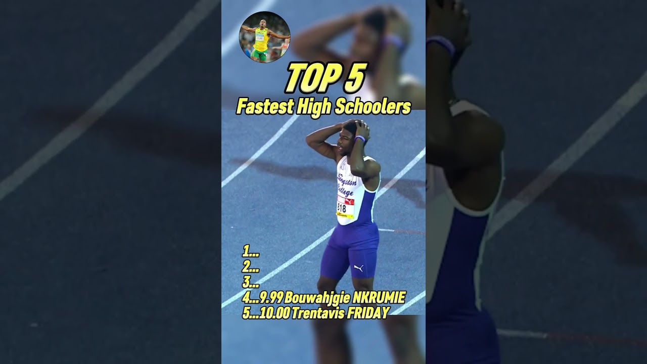 Top 5 Fastest High School Sprinters Ever!