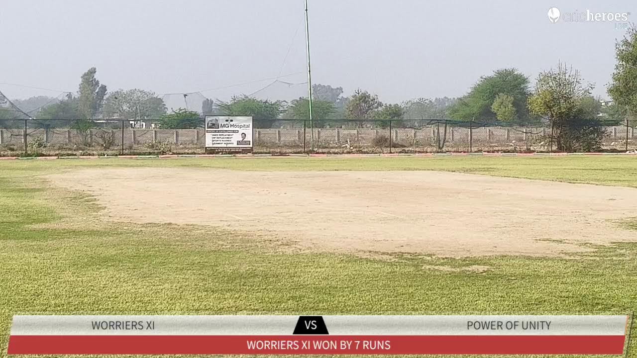 Worriers XI vs Power of Unity live cricket match | Rise&Shine Cup  live - Dream Riders Sports Club