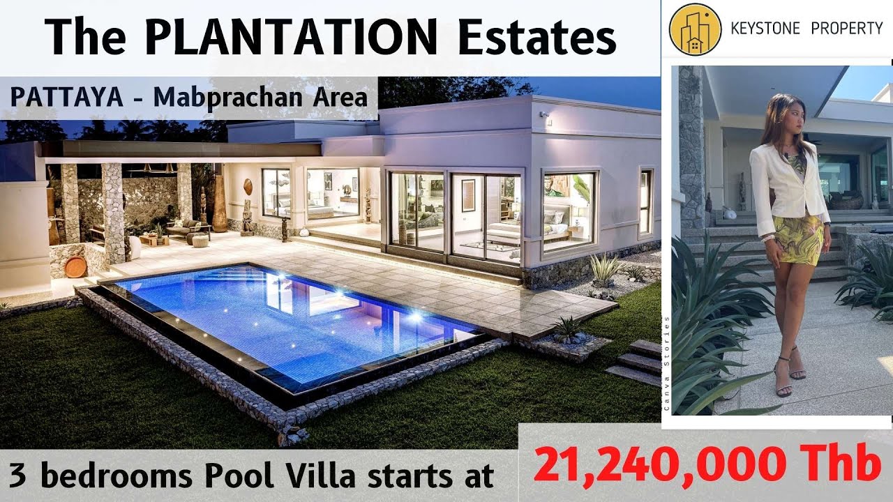 The Plantations Estates - Luxury 3 bedrooms Pool Villas for Sale - Mabprachan, Pattaya