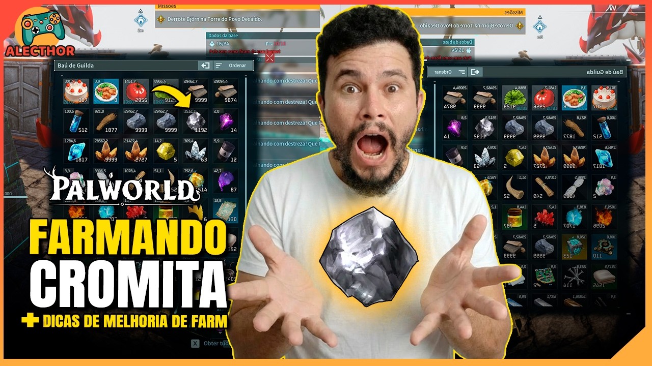 ZERO TO HERO PALWORLD #22 -  Farmando Cromita para criar itens Late Game