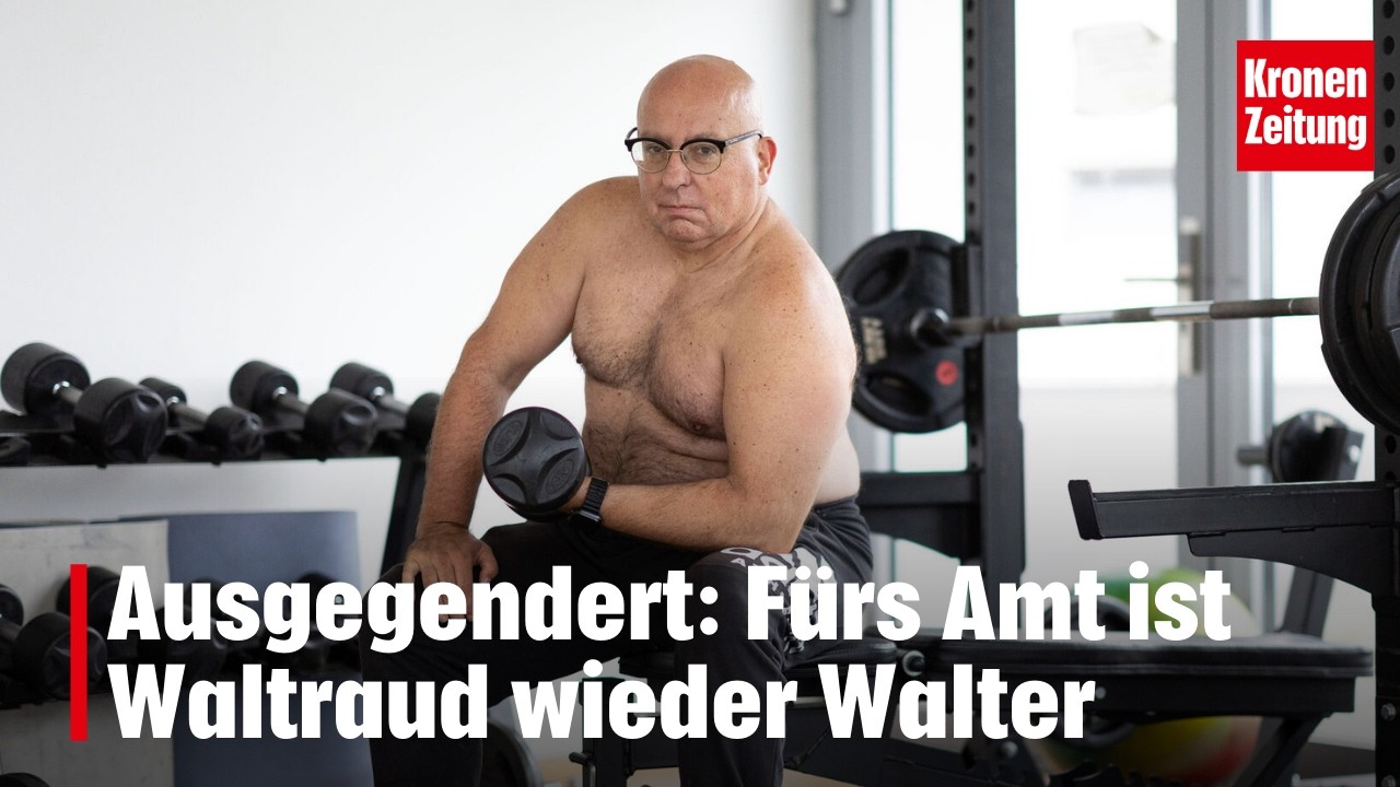 Ausgegendert: F&uuml;rs Amt ist Waltraud wieder Walter | krone.tv NEWS