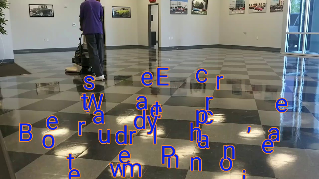 Burnishing 101, (High Speed Buffing)