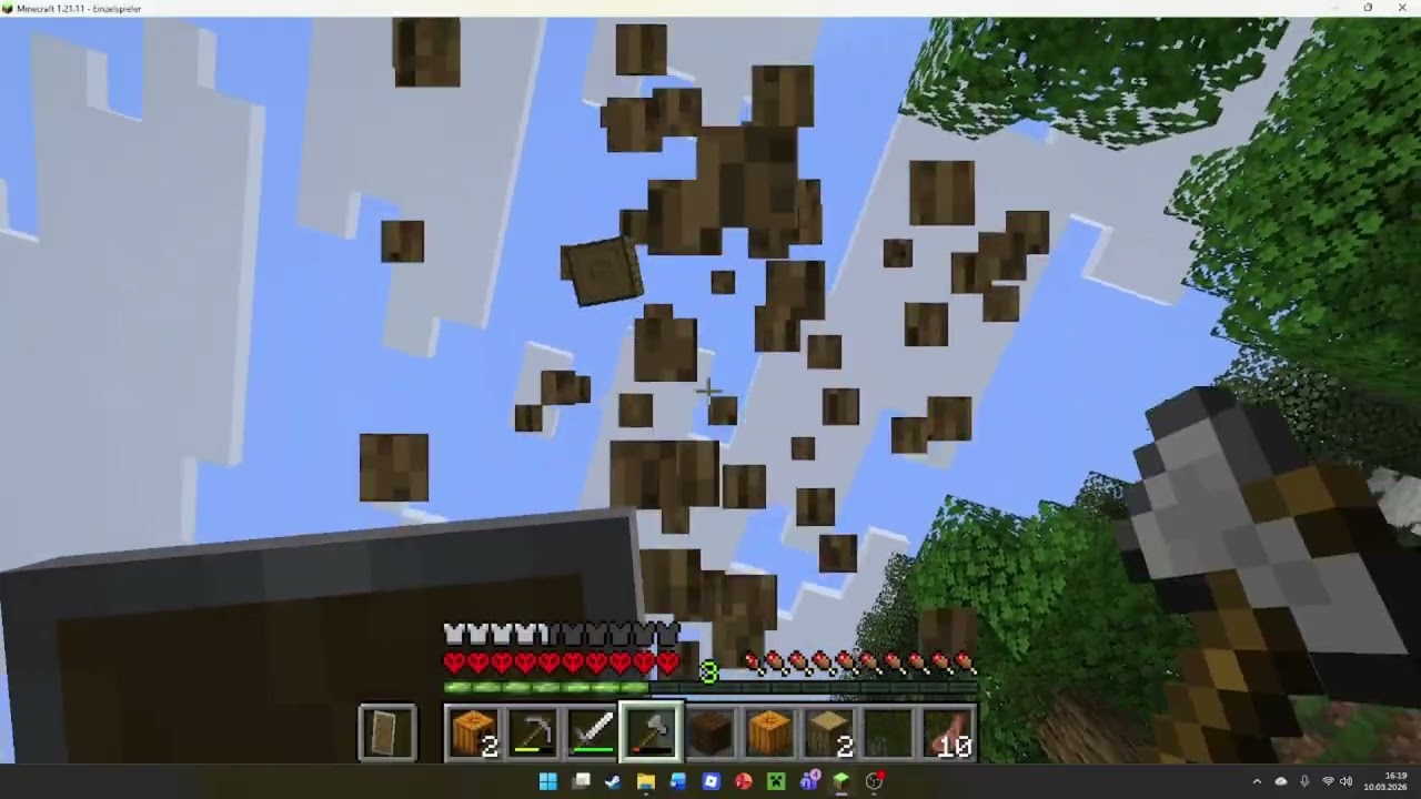 First Minecraft Video 100 Tage 4 Hausbau