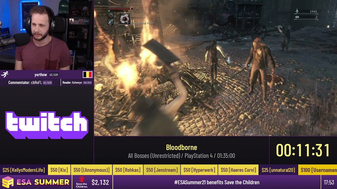 Bloodborne [All Bosses (Unrestricted)] by yarthow - #ESASummer21