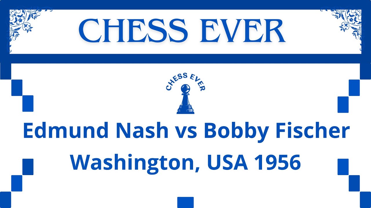 Edmund Nash vs Bobby Fischer. Washington, USA 1956