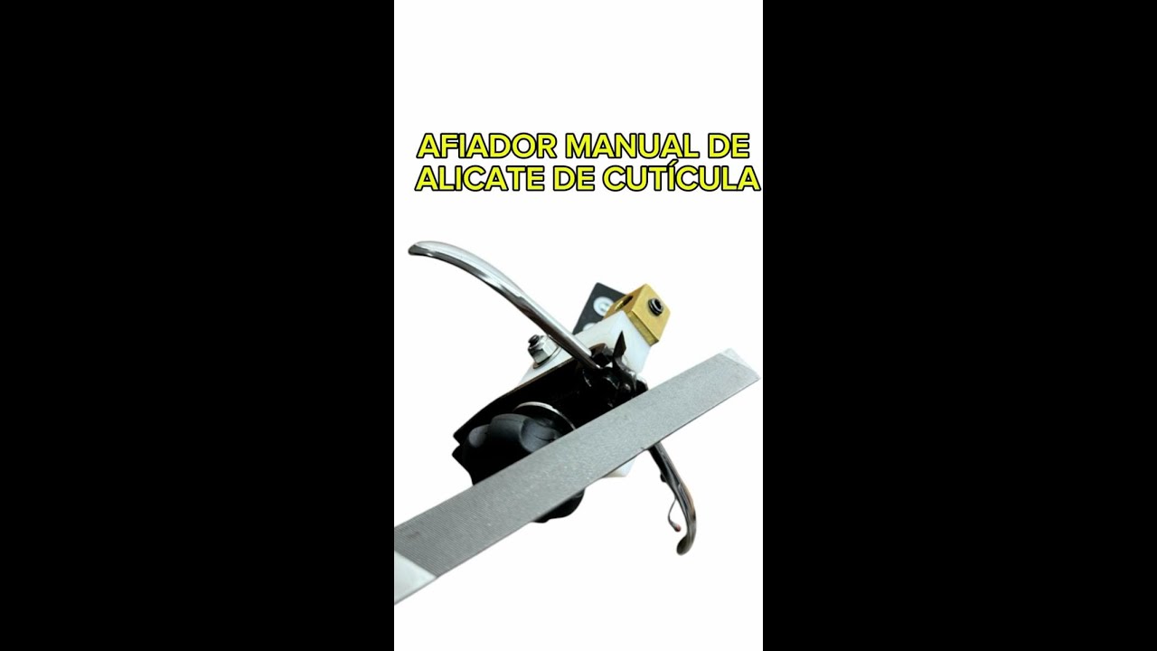 DISPOSITIVO (AFIADOR) PARA ALICATES DE CUTÍCULA COM LIMA