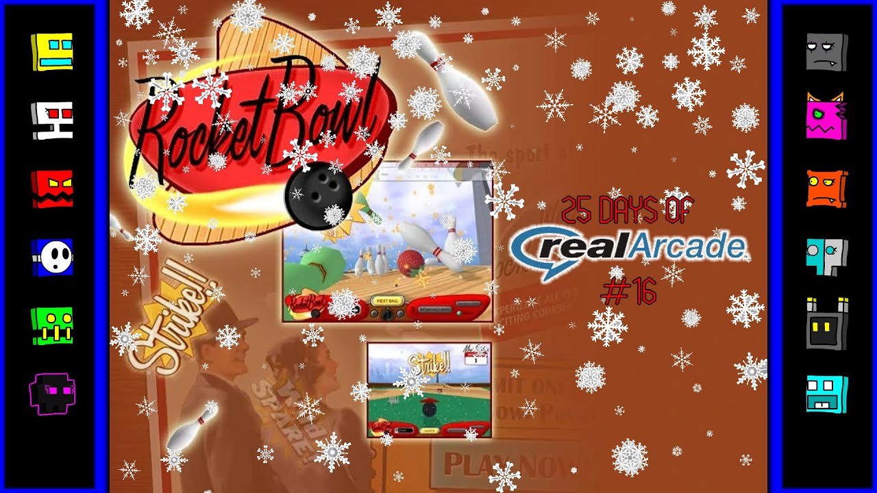 25 Days of RealArcade Day #16 | Rocketbowl Gameplay