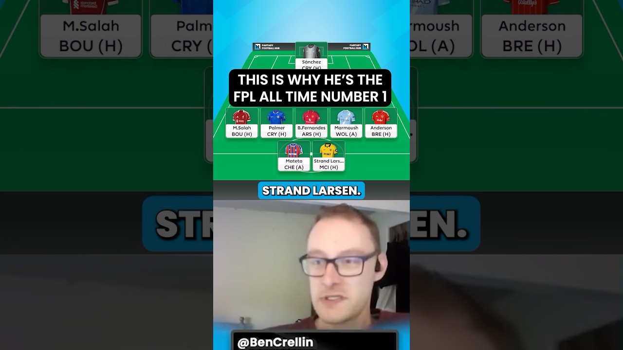 All-time FPL No.1 & fixture guru &mdash; Ben Crellin shares his current GW1 draft #fpl