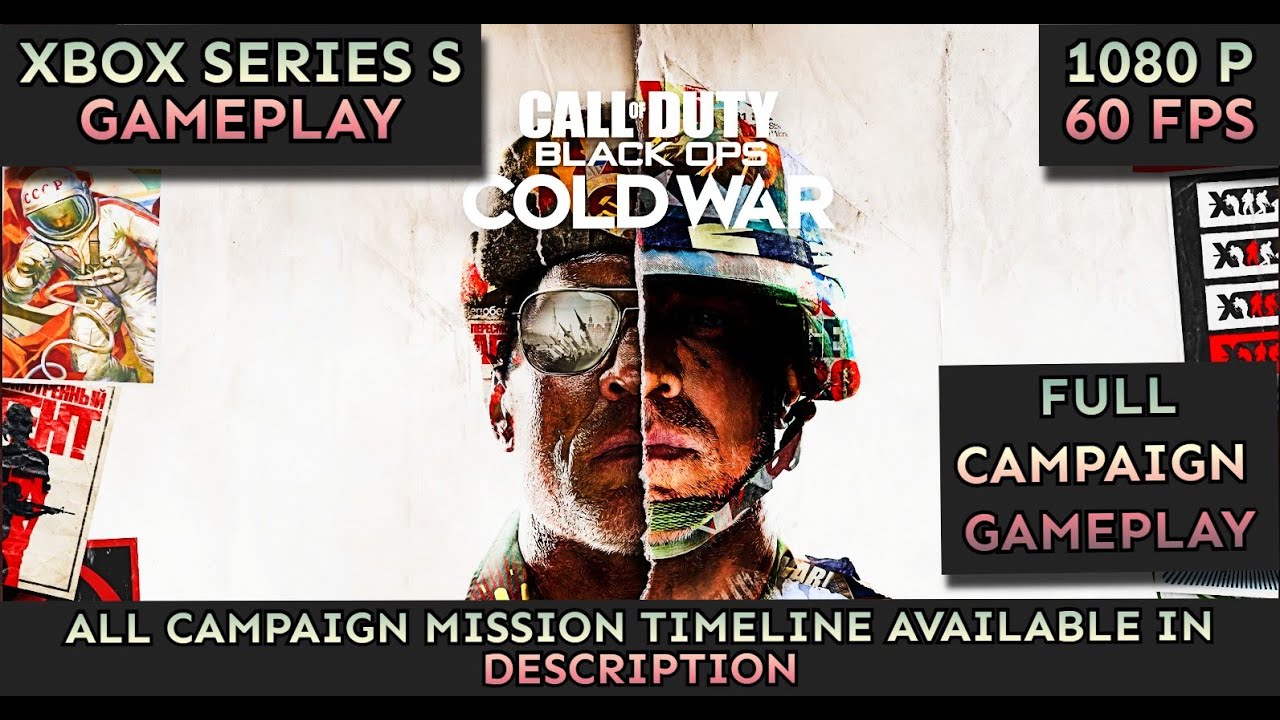 CALL OF DUTY BLACK OPS COLD WAR FULL CAMPAIGN GAMEPLAY | XBOX SERIES S | 1080P 60FPS - No Commentary