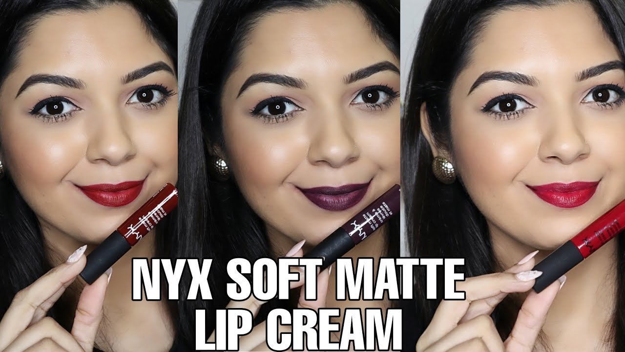 NYX SOFT MATTE LIP CREAM | SWATCHING 18 SHADES | LIP SWATCHES