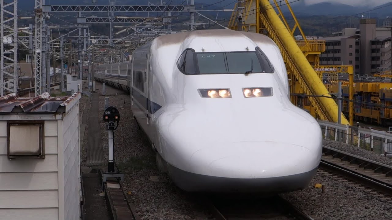 【FHD】JR東海道新幹線 三島駅にて(At Mishima Station on the JR Tokaido Shinkansen)