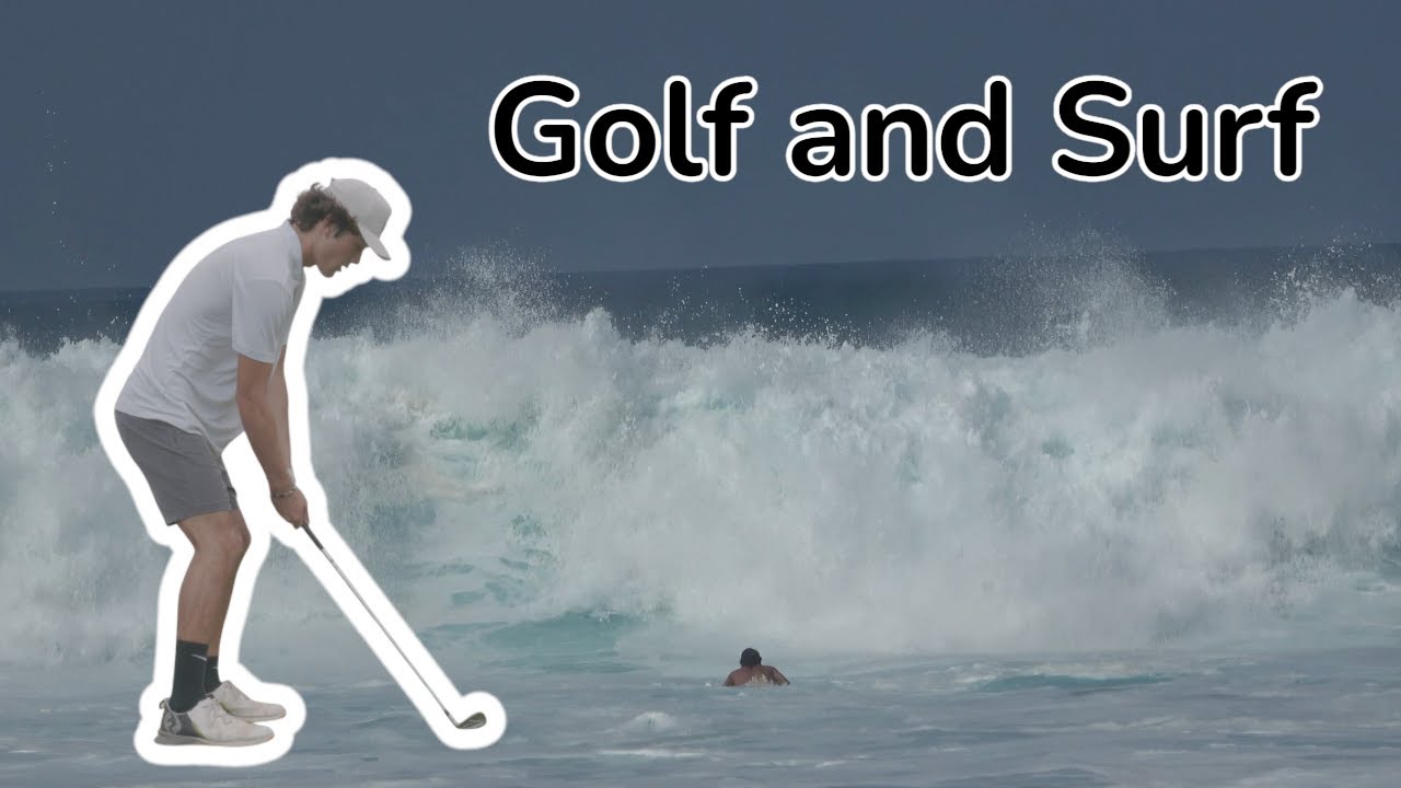 Golf Tournament and Surfing a Sketchy Incoming Swell!