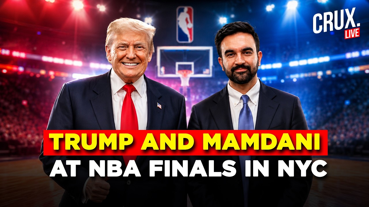 NBA Finals 2026 LIVE | Knicks And Spurs Face Off In New York, Trump and Mamdani Watch | MSG | Crux