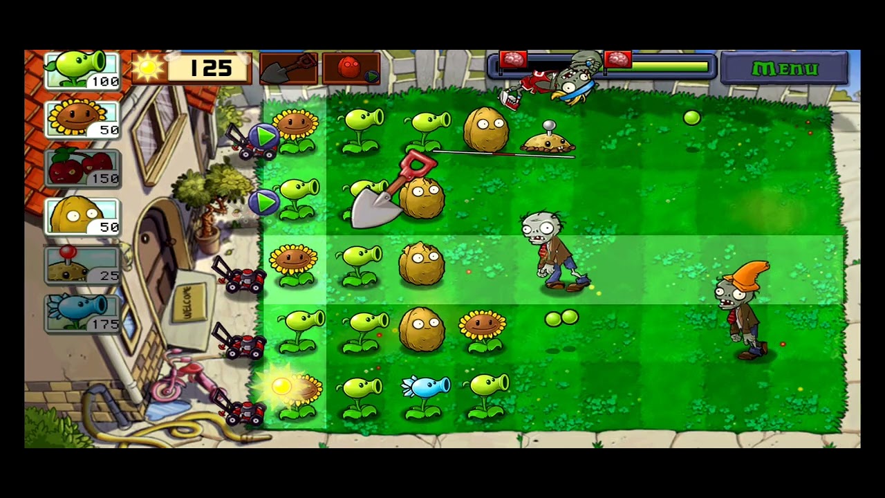 Играю Plan zombie, Моё первое долгое видео 