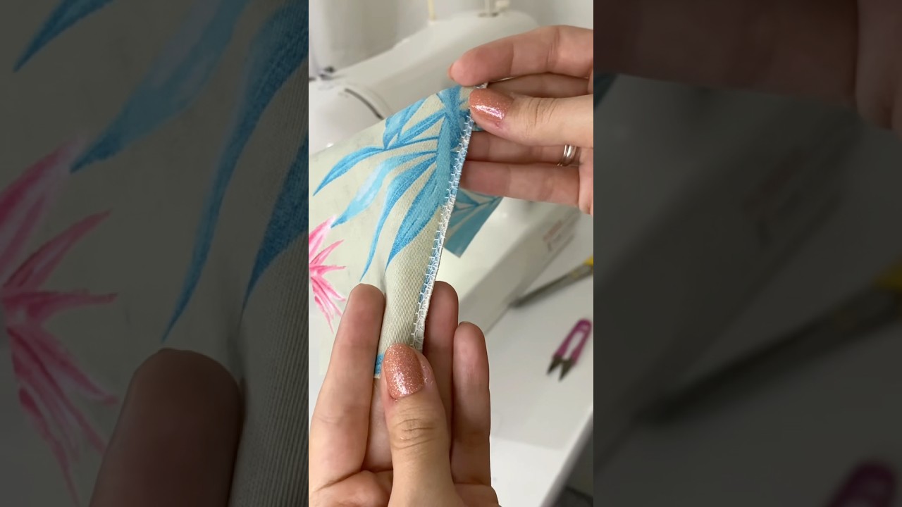 Acabamento perfeito na maquina domestica em tecidos que desfiam muito - costura facil