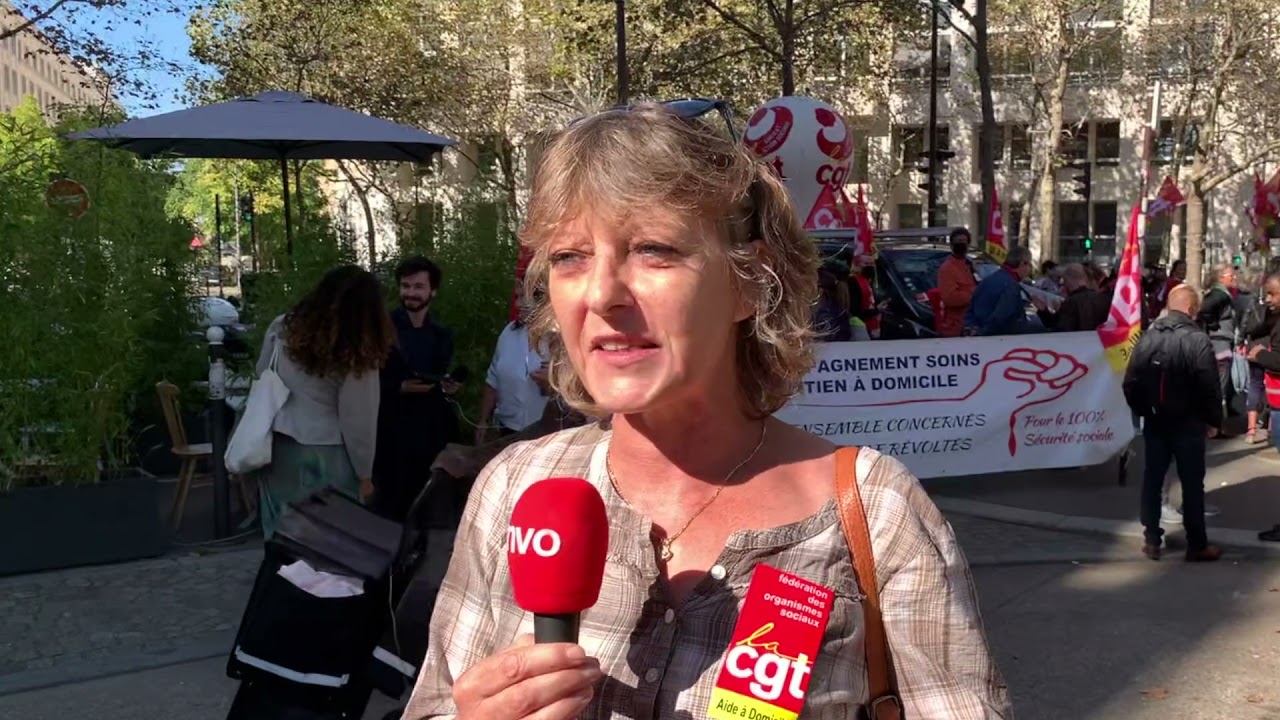 Les aides à domicile manifestent pour leur salaire et une meilleure reconnaissance du métier
