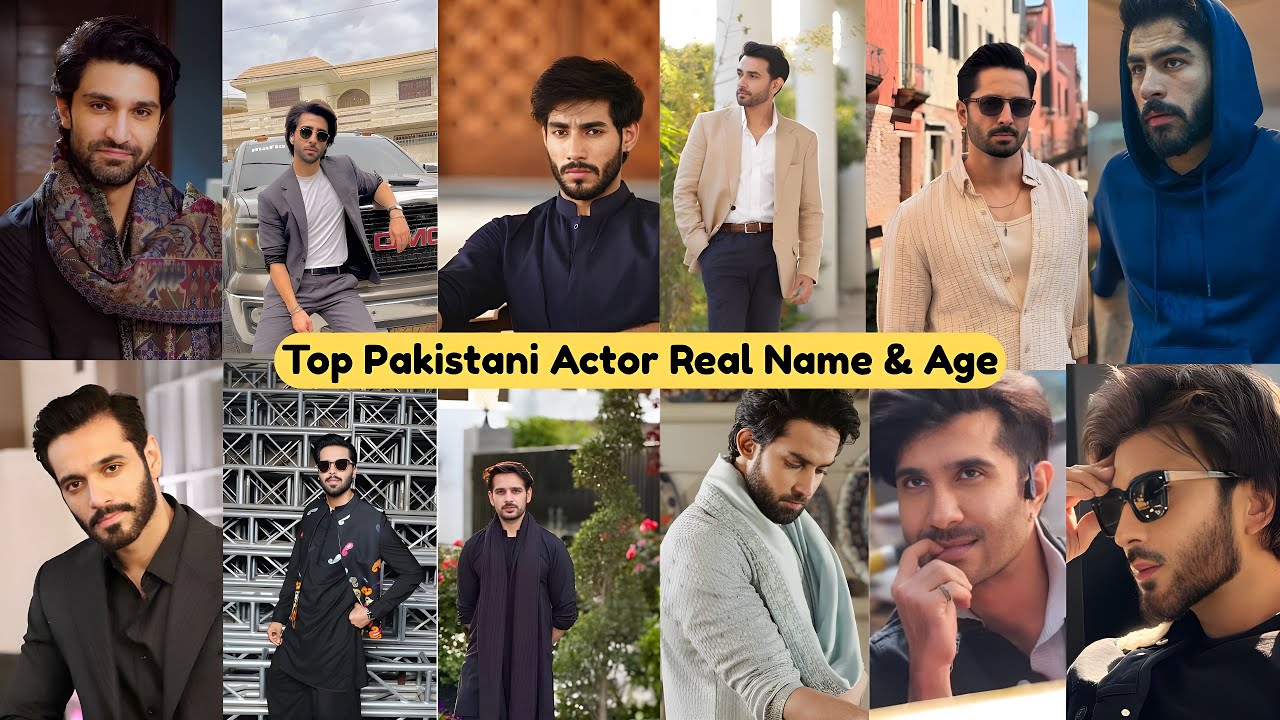 Most Popular 25 Top Pakistani Male Actor Real Name and Age|Nameer |Ahad|AliRaza|Fawad|Wahaj|Taimoor