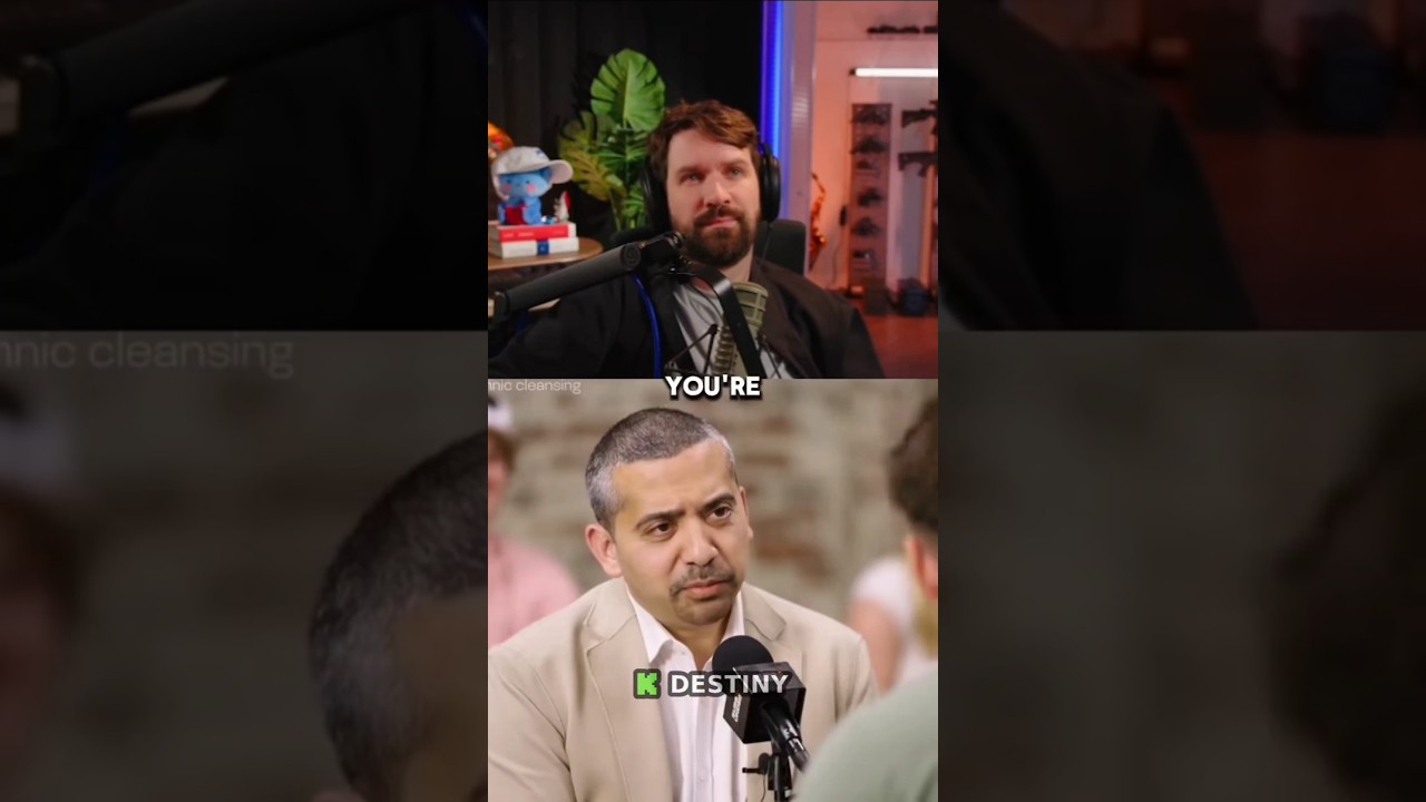 Destiny reacts to Mehdi Hasan vs 20 conservatives #shorts