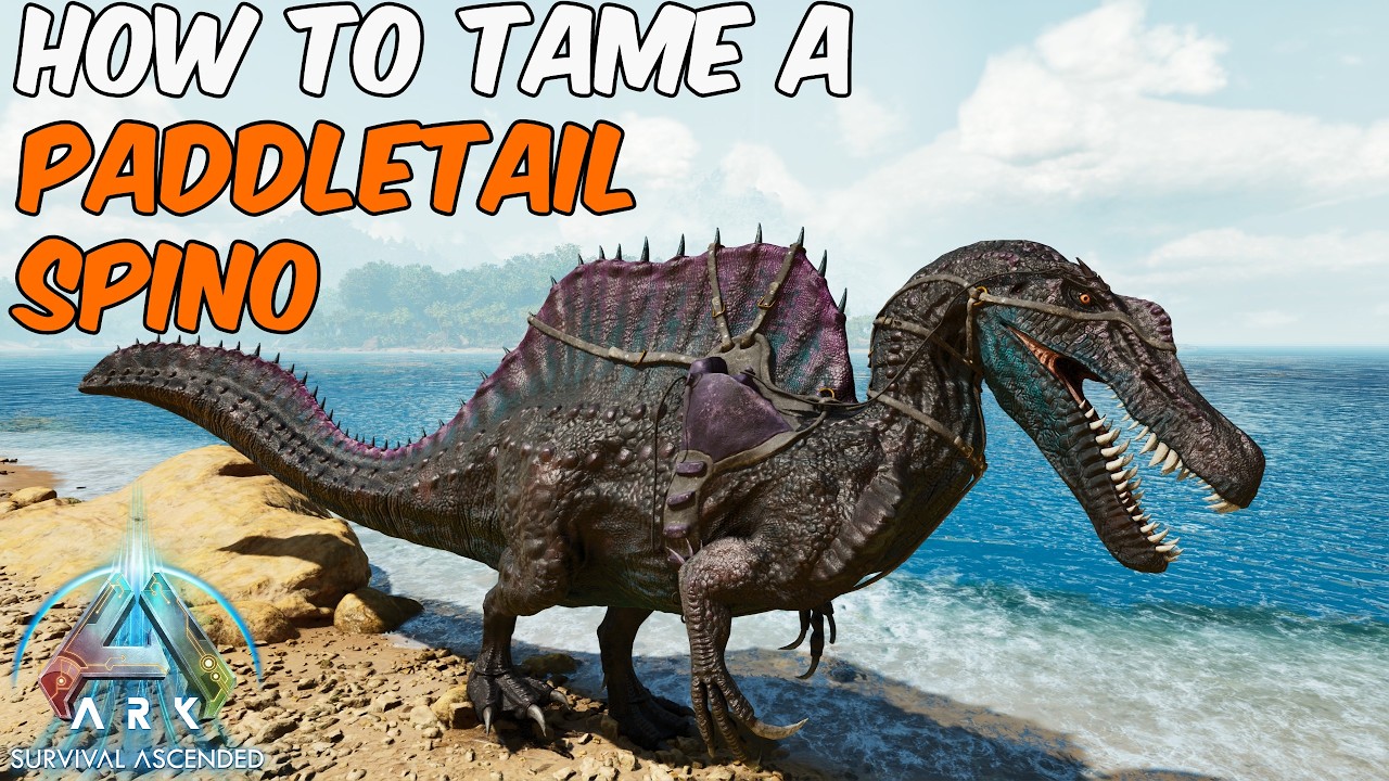 Как приручить веслохвостого спино в ARK Survival Ascended + Полное руководство по способностям