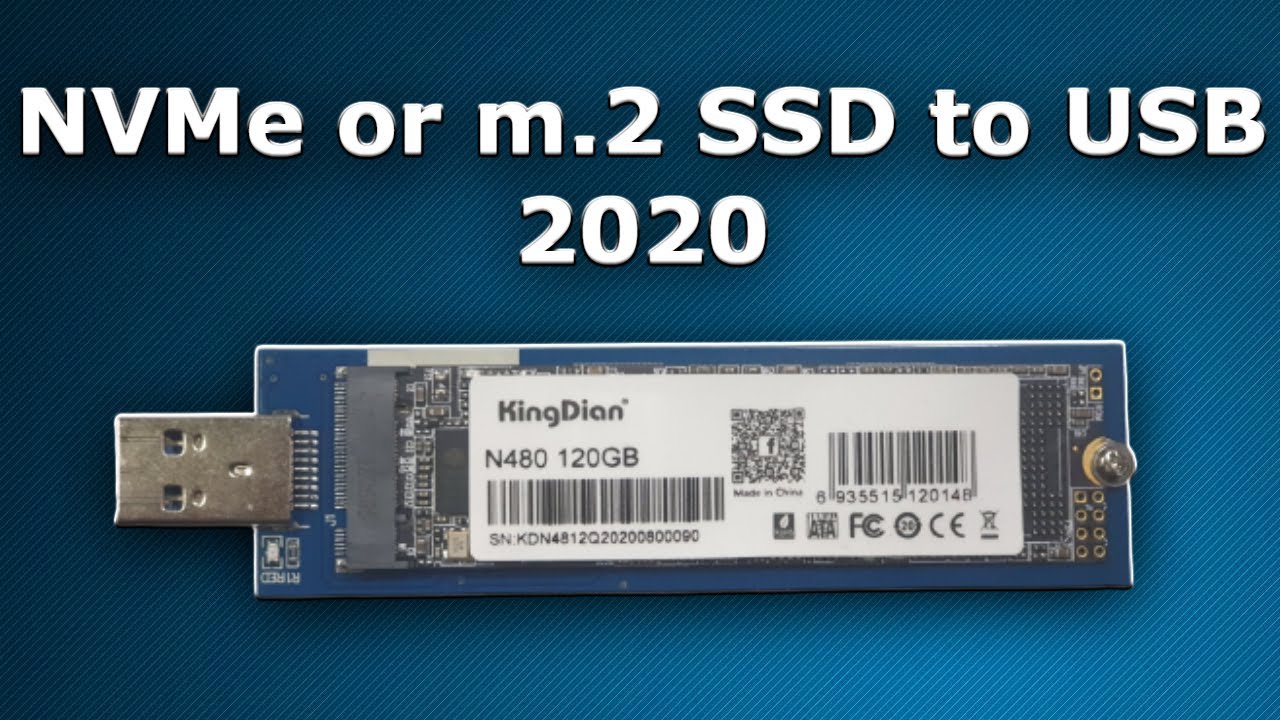NVME or M.2 to USB 3.0 adapter or converter Unboxing and Test 2020