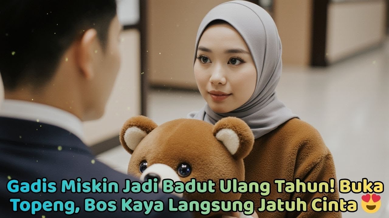 Gadis Miskin Jadi Badut Ulang Tahun! Buka Topeng, Bos Kaya Langsung Jatuh Cinta 😍.