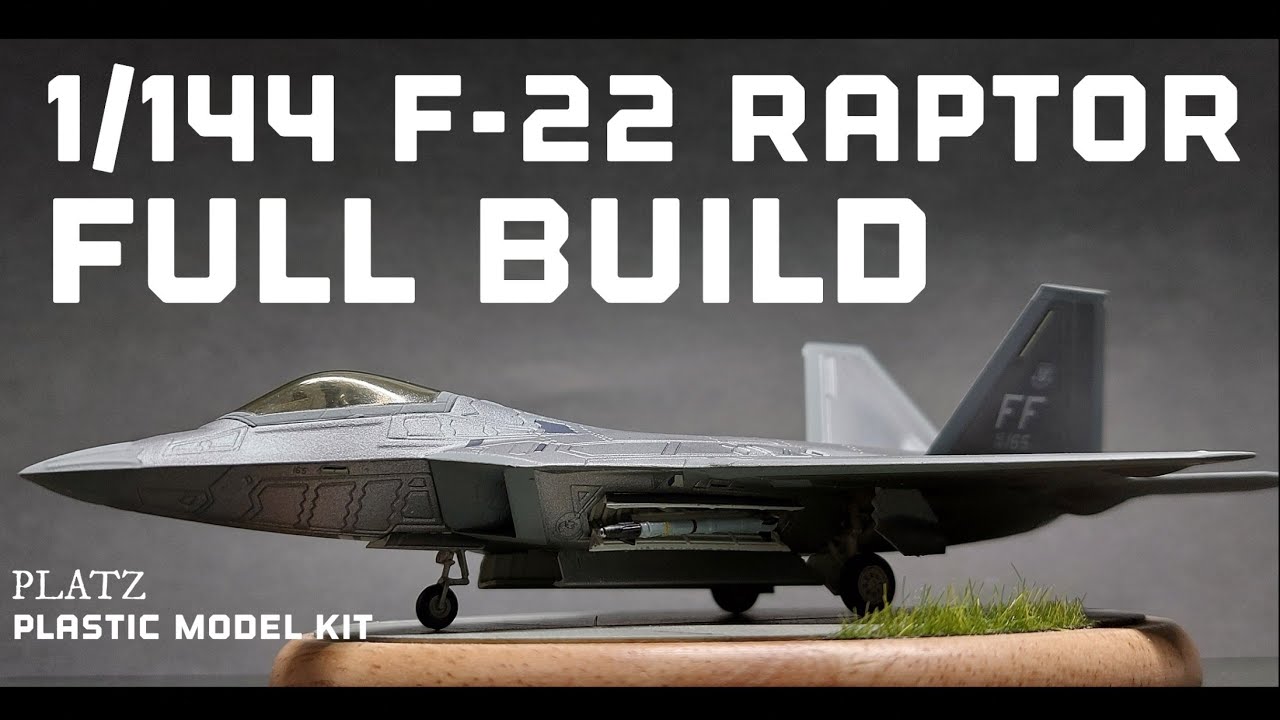 1/144 F-22 Raptor Aircraft model アメリカ空軍 F-22 ラプター プラモデル 塗装