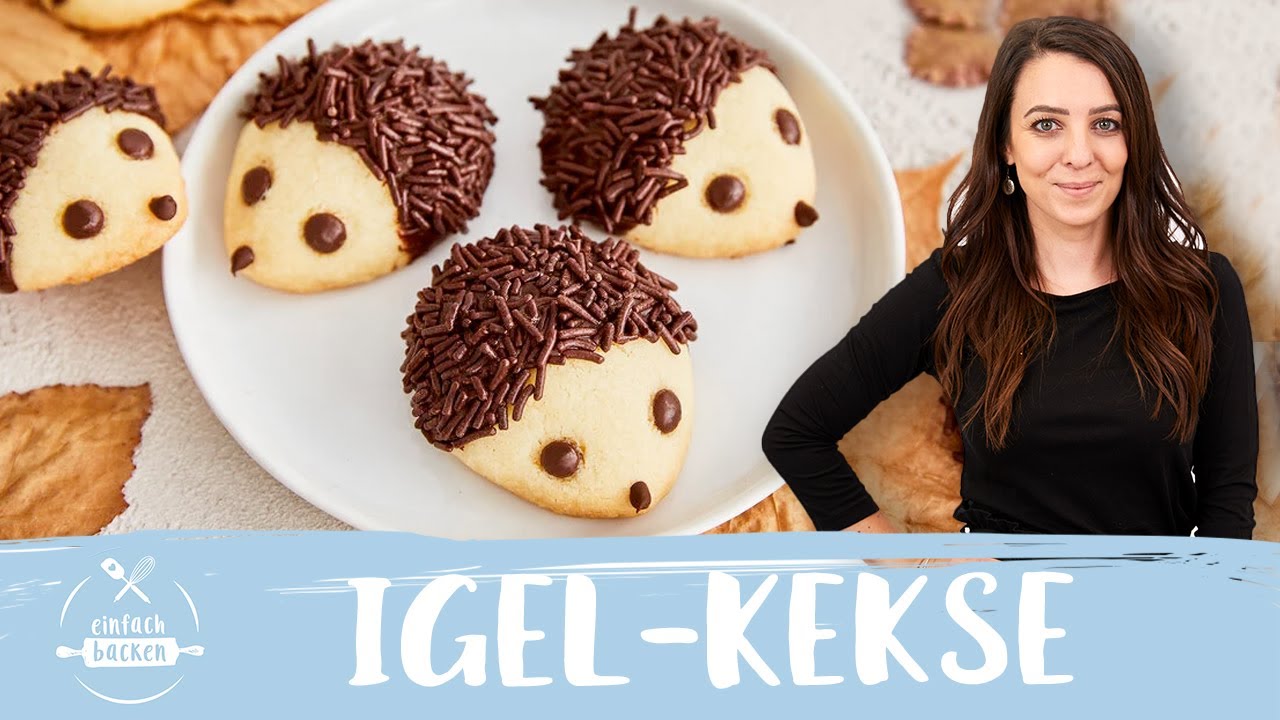 Igel-Kekse 🦔 | Igel-Plätzchen 🍂🤗 | Einfach Backen