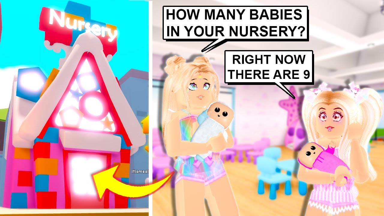 THE NEW NURSERY IN CLUB ROBLOX WITH IAMSANNA (Roblox)