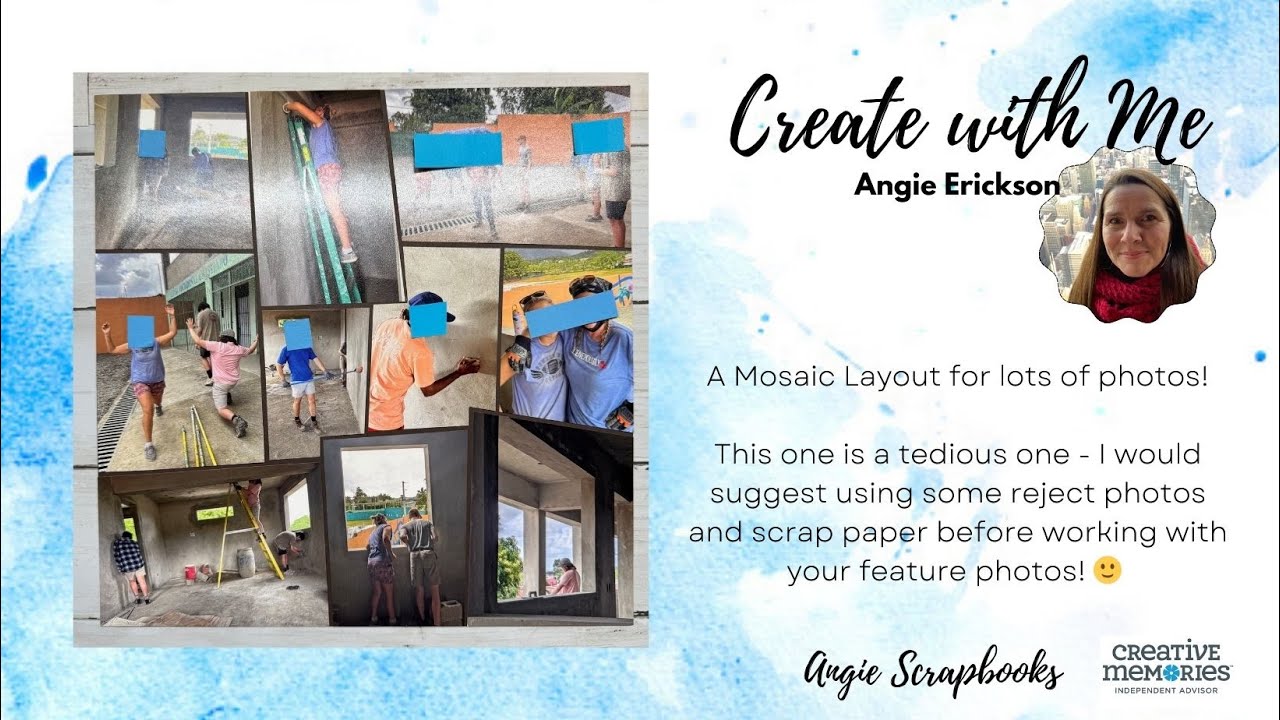 Create with Me - A Mosaic Layout